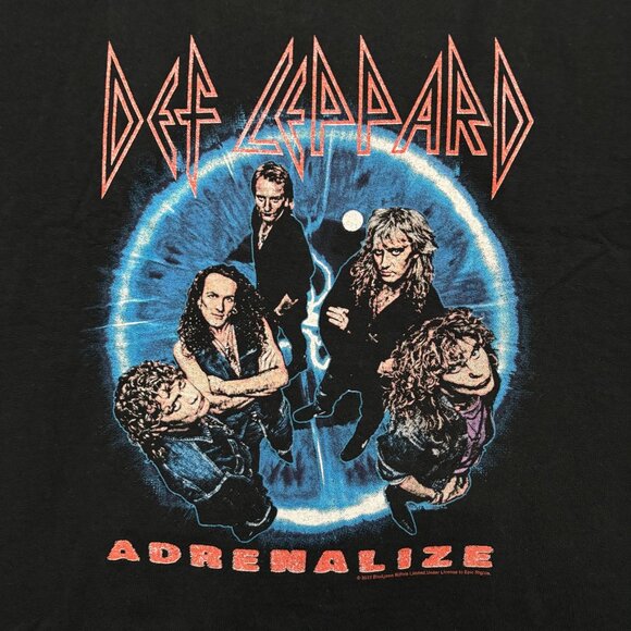 Def Leppard The Adrenalize Tour Rock Band Tee XL - Picture 2 of 4